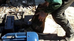 Дровокол через редуктор