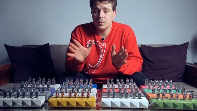 Ламповые часы из Бетона Past Indicator! [Обзор всей линейки] смотреть онлайн