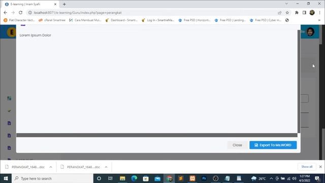 Aplikasi E-Learning Fitur Ujian Online Berbasis PHP (SMK, SMA/MTS) смотреть онлайн