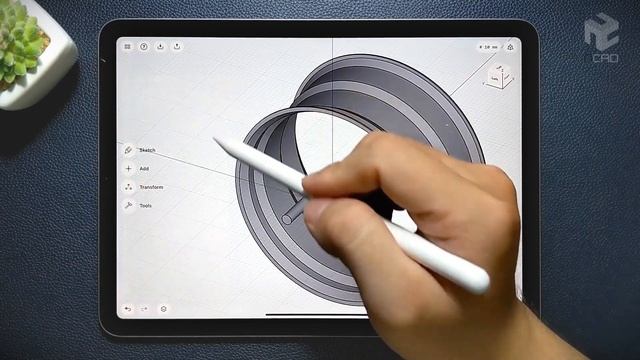 Modeling a Wheel Rim on iPad | Shapr3D смотреть онлайн