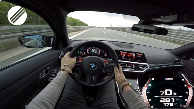 BMW M3 G80 XDrive 720HP STAGE 1+ INFINITAS TEST DRIVE ON GERMAN AUTOBAHN?