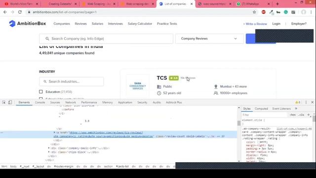 Fetching data using Web Scraping | Day 18 | 100 Days of Machine Learning смотреть онлайн
