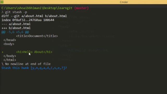 How to Stash chunk of code - Hindi / Urdu Tutorial [#5] смотреть онлайн