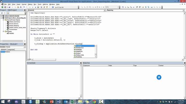 Introduction to Excel VBA - Module 10 (Vlookup/Named References) смотреть онлайн