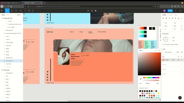 Figma Portfolio Speed Design | Mobile & Web UI | Blog Design. смотреть онлайн