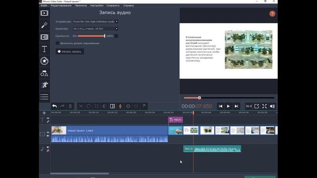 Создание видеофильма Movavi Video Suite смотреть онлайн