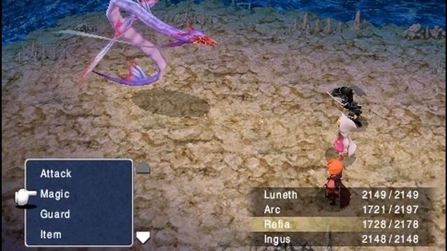 Final Fantasy III PSP - Odin, Leviathan and Bahamut смотреть онлайн