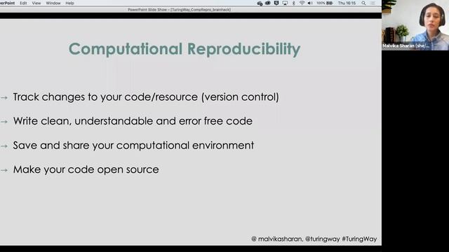 The Turing Way Open Source and reproducibility aspects of data science - EMBL EBI Training 2021 смотреть онлайн