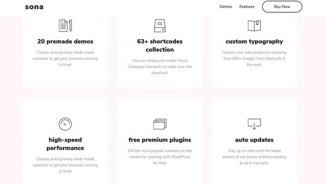Sona - Portfolio Agency WordPress Theme смотреть онлайн