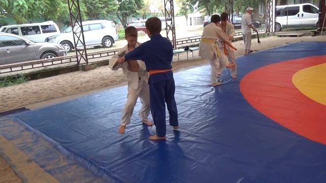 Лемешко Артем. de ashi barai. Летние сборы. Дзюдо. Каролино-Бугаз. База "Шурави" 7 июля 2016. смотреть онлайн