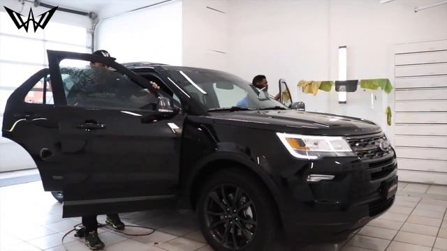 2018 Ford Explorer gets 20% window tints + windshield strip ! смотреть онлайн