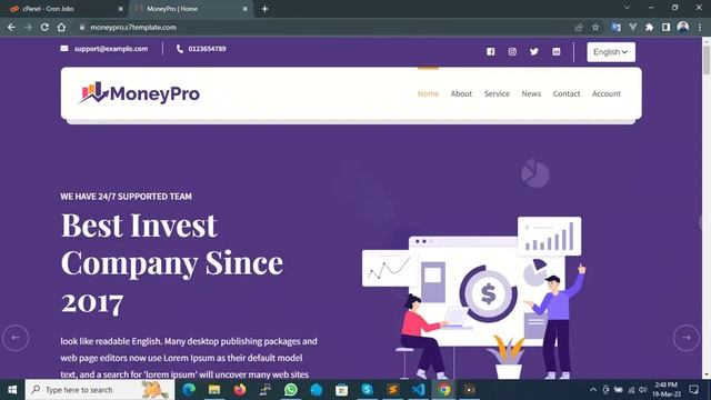 Cron Jobs setup MoneyPro - Wallet & Banking Online Investment Hyip Platform смотреть онлайн