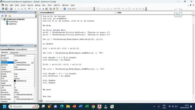 Dibujar una Línea de corte en AutoCAD con VBA смотреть онлайн