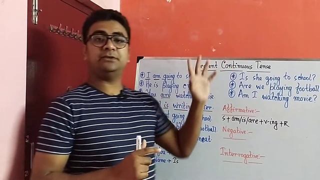 Present Continuous Tense। Learn Present Continuous Tense।By Amit's teaching смотреть онлайн