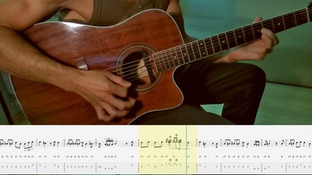 Duke Dumont - Ocean Drive. How To Play On Guitar (notes+TAB). Как Играть На Гитаре (ноты+ТАБы). смотреть онлайн