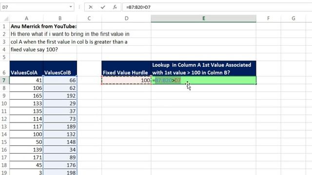 Excel - Dueling Excel - Find First Over 100 Duel 150 - Episode 1855 смотреть онлайн