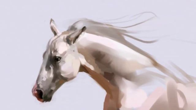 Speed painting - Horse sketch смотреть онлайн