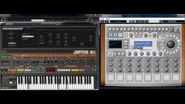 Arturia Jupiter 8V + Arturia Spark Vintage "Beneath the Sun" смотреть онлайн