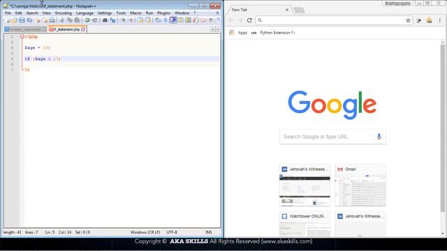 22 PHP Tutorial IF Statement in PHP смотреть онлайн