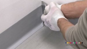 Монтаж гибкого плинтуса. Оформление внутреннего и наружного угла