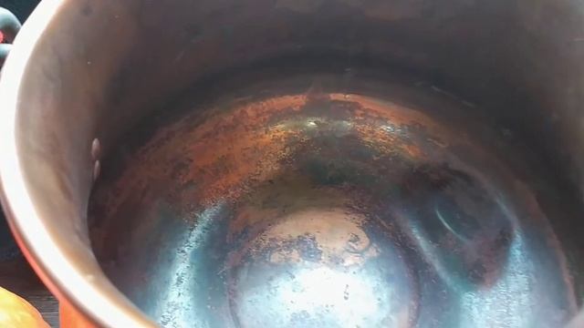 Котелок медный 18 см. смотреть онлайн