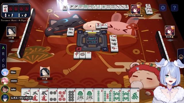 A very POG English Mahjong game with Elira, Suha and Momo VS IQ 10000 Leos【Nijisanji EngSub】 смотреть онлайн