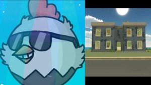 дома из чикен ган мем радостные лица (Чикен ган/Chicken gun)