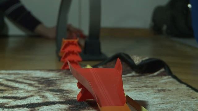 Hot Wheels Subaru Impreza STI looping with jump in slowmotion смотреть онлайн