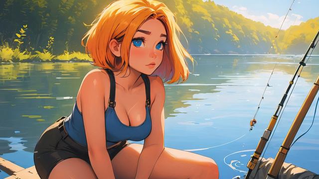 Summer Lofi [2 Hours] _ 🍁 Waifu's Cozy Cabin_ Autumn Lofi Mix