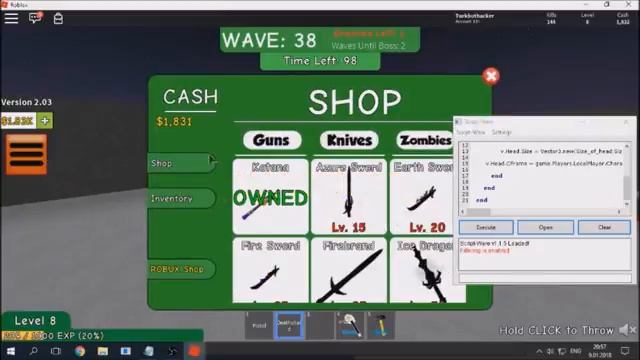 Roblox Exploiting - Zombie Attack[OP SCRIPTS] смотреть онлайн