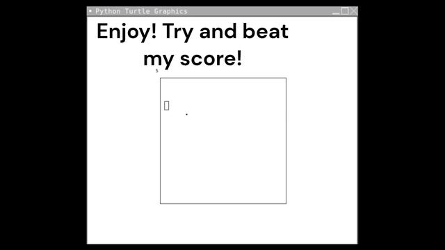 Pong but made with python turtle смотреть онлайн