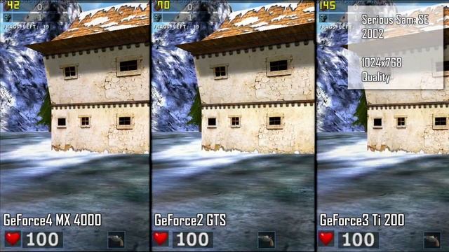 Geforce4 MX 4000 Vs GeForce2 & GeForce3