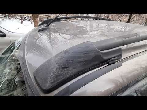 LADA GRANTA FL Снимаем рейлинги и багажник на зиму смотрим потертости на крыше смотреть онлайн