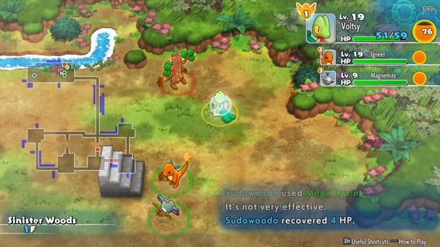 Pokemon Mystery Dungeon Rescue Team DX Part 4 - TEAM MEANIES Gameplay Walkthrough