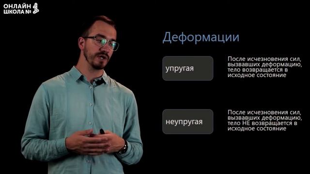 Деформации. Сила упругости. Закон Гука. Видеоурок 9.1. Физика 10 класс смотреть онлайн