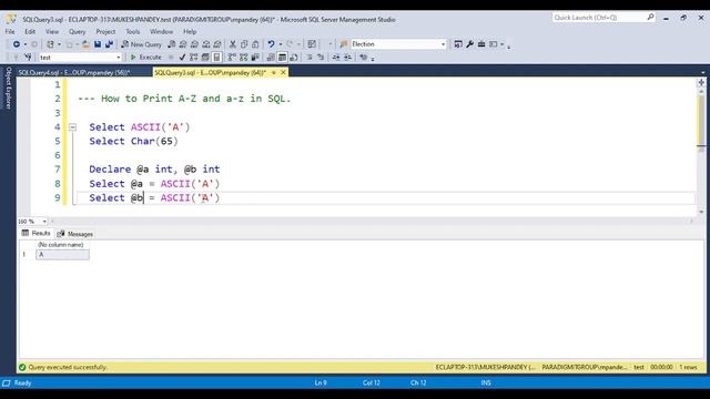 18. How to print a to z and A to Z in SQL Server| Cognizant & Accenture SQL Interview Questions смотреть онлайн