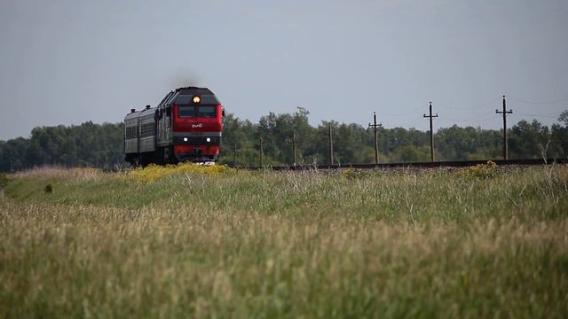 ТЭП70БС-189 с пригородным поездом Барнаул - Арбузовка смотреть онлайн