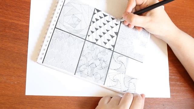 ВЛОГ 10  Дудлинг Зенарт Зентангл Зендудлигн Узоры Ловец снов