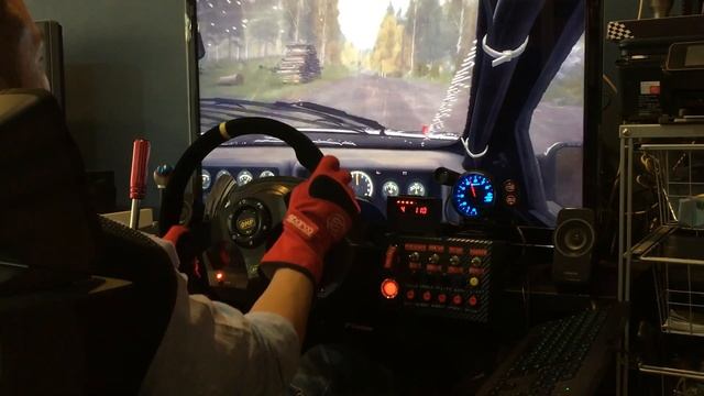 Dirt Rally - Onboard Ford RS200 -Group B [4WD] @ Jamsa Finland (Rain) (AI - Profestional) смотреть онлайн