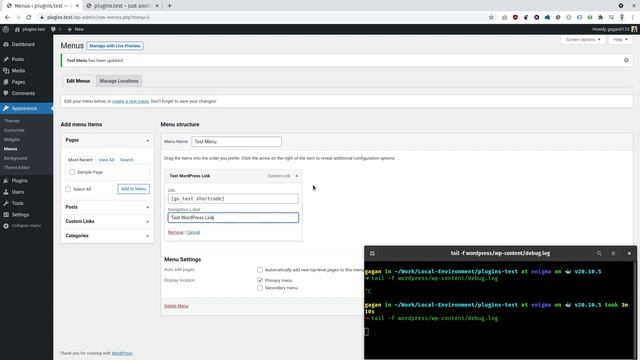 Update existing menu item using Shortcode in Menus plugin смотреть онлайн