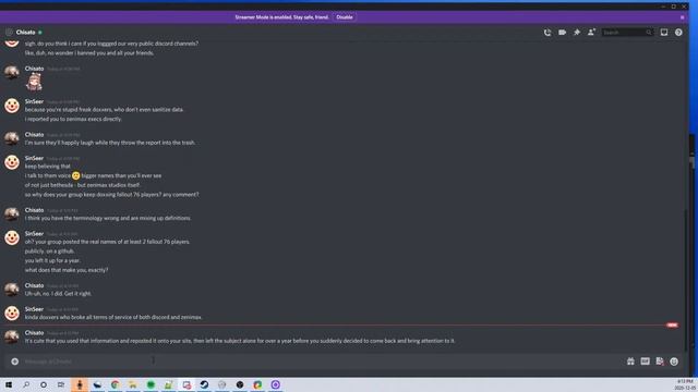 Chisato claims responsibility for the github doxxing AngryAndy and Stuntpilot (Fallout 76 Players) смотреть онлайн