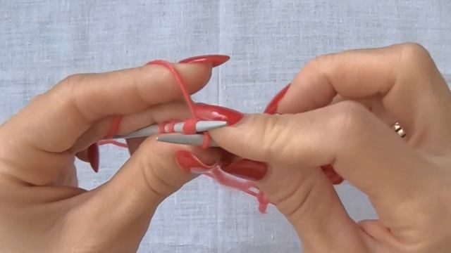 как вязать спицами АЖУРНЫЙ УЗОР С НАКИДАМИ смотреть онлайн