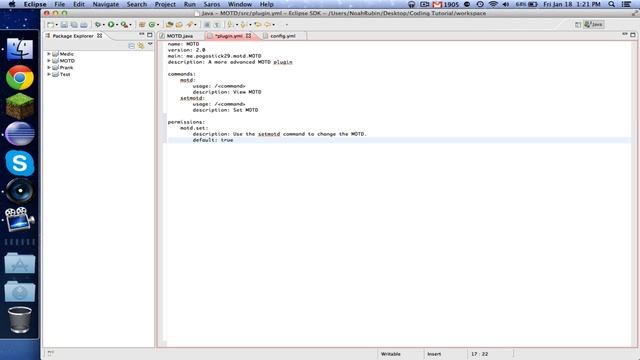 Bukkit Coding ~ Episode 6: Permissions смотреть онлайн
