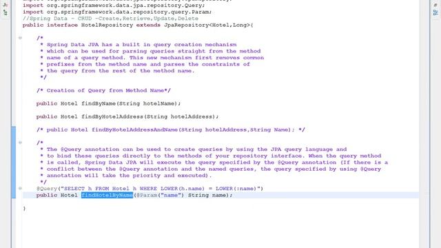 SPRING DATA JPA @QUERY ANNOTATION DEMO смотреть онлайн