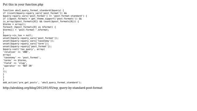Wordpress: How to Link to all posts that have the Standard Post Format? (3 Solutions!!) смотреть онлайн