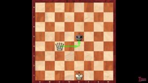 Мат ферзём и королём - два способа