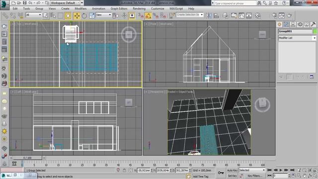 3D Max Creative Modern Interior Design Modeling Tutorial + Photoshop смотреть онлайн