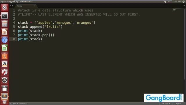 Python Stack | Python Tutorial For Beginners смотреть онлайн