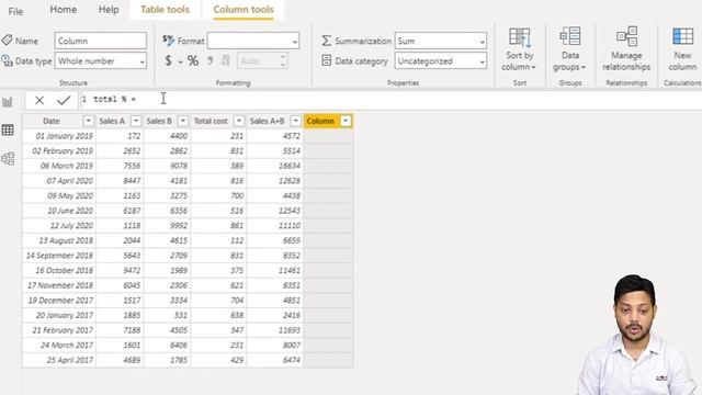 Power BI Dax formula in hindi | power bi dax formula if statement | dax formulas for beginners смотреть онлайн