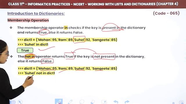 Class 11 Informatics Practices Chapter 4| Introduction to Dictionaries(Theory & Practical)(Code 065 смотреть онлайн
